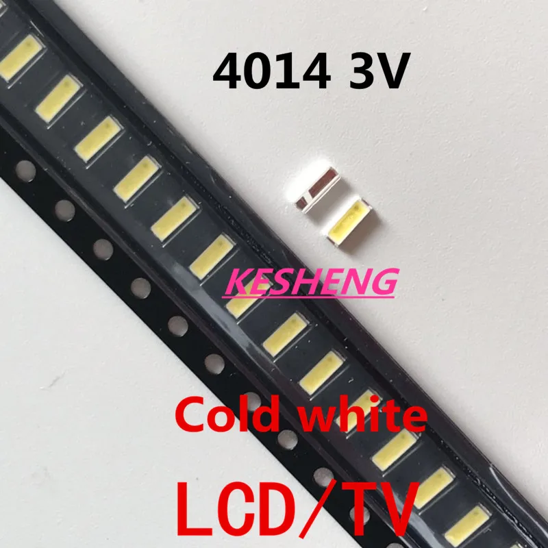 3000PZ Suitable for EVERLIGHT 4014 LED backlight 0.2 W SMD 3 V cool white diode 20LM LCD screen PLCC-4 TV | Лампы и освещение