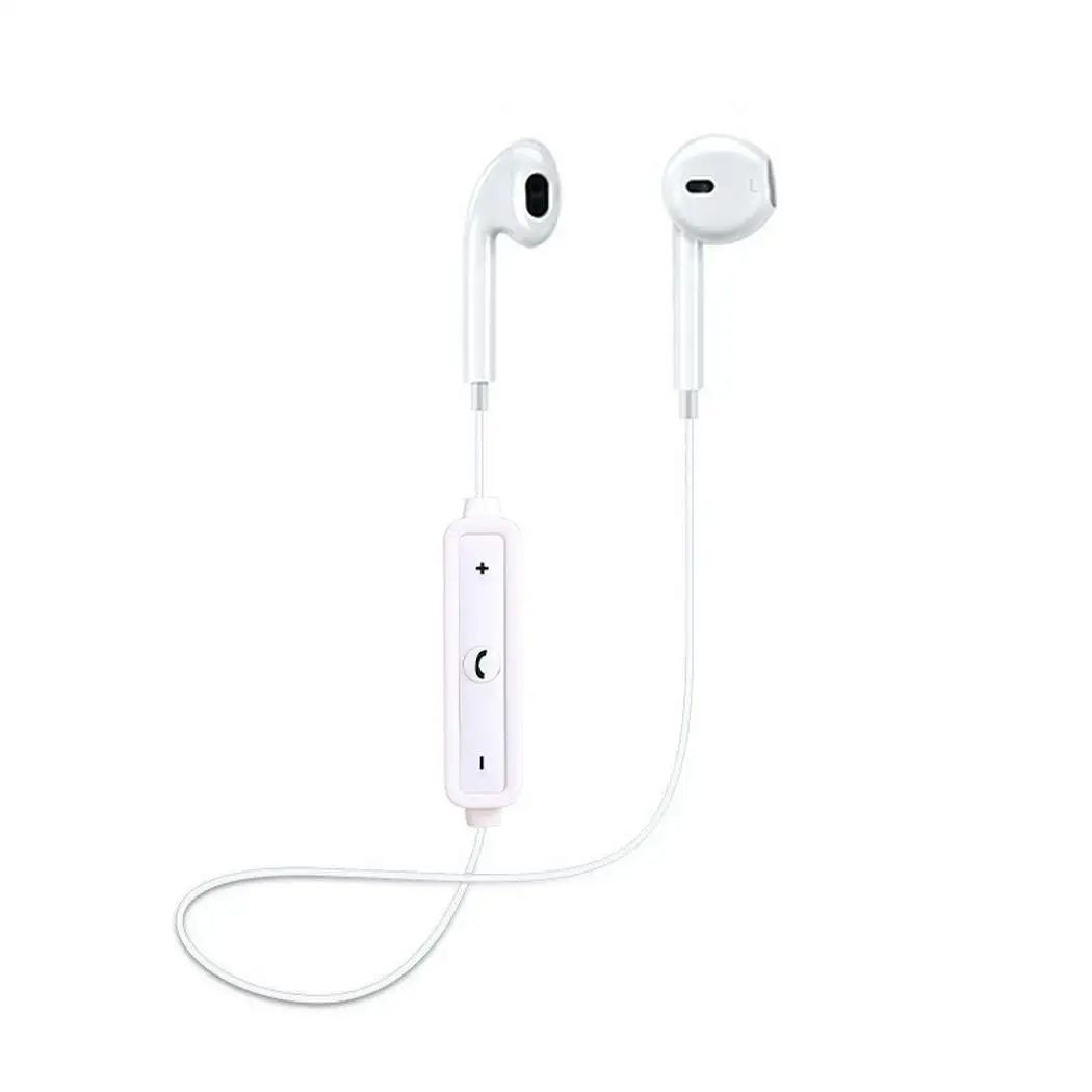 Беспроводная Bluetooth 4 1 Гарнитура Спортивная музыка черный белый наушники