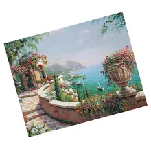 Фото на заказ! 5D Алмазный рисунок пейзаж узор ткани вышивки крестом украшения дома гостиной спальни