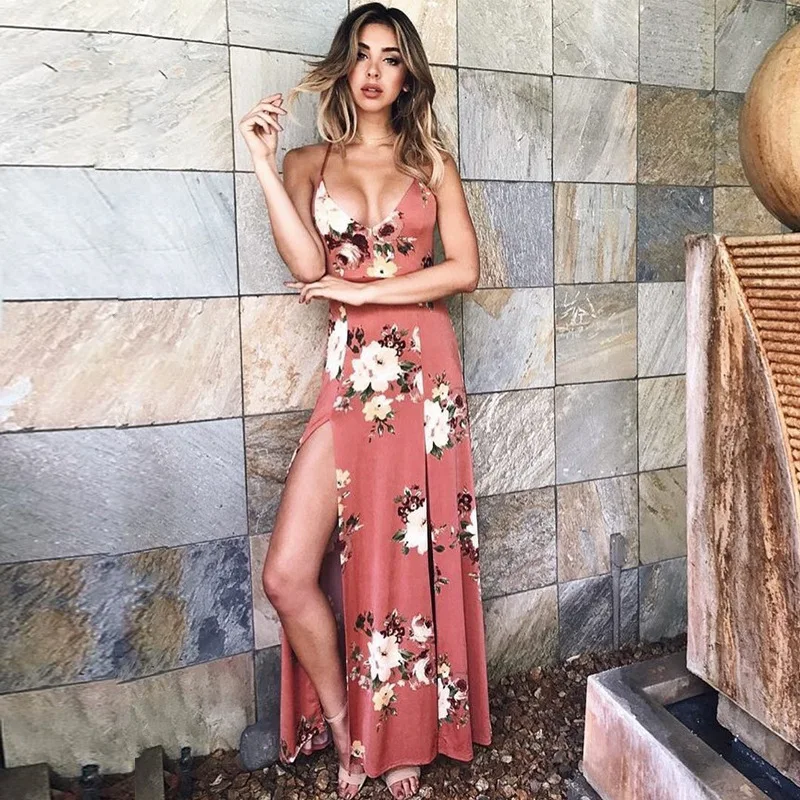 

Sexy Strapless Backless Summer Bohemian Beach Dress Spaghetti Strap Maxi Women Dresses Dress Vestidos Verano 2019 Sexy Dress