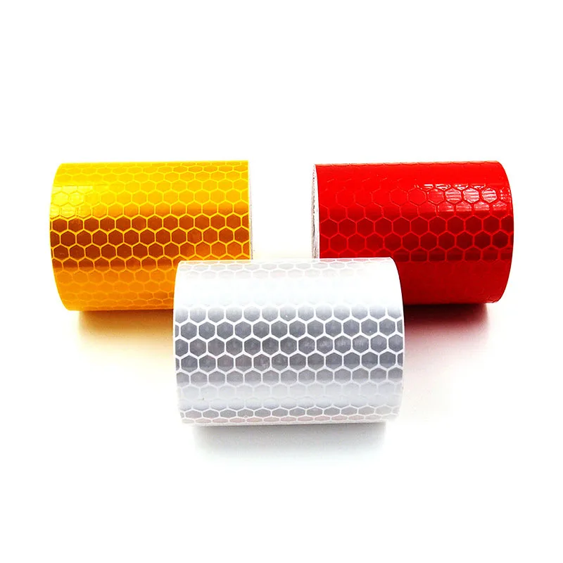 

5cmx3m Safety Mark Reflective Tape Stickers Car-Styling Self Adhesive Warning Tape Automobiles Motorcycle Reflective Material