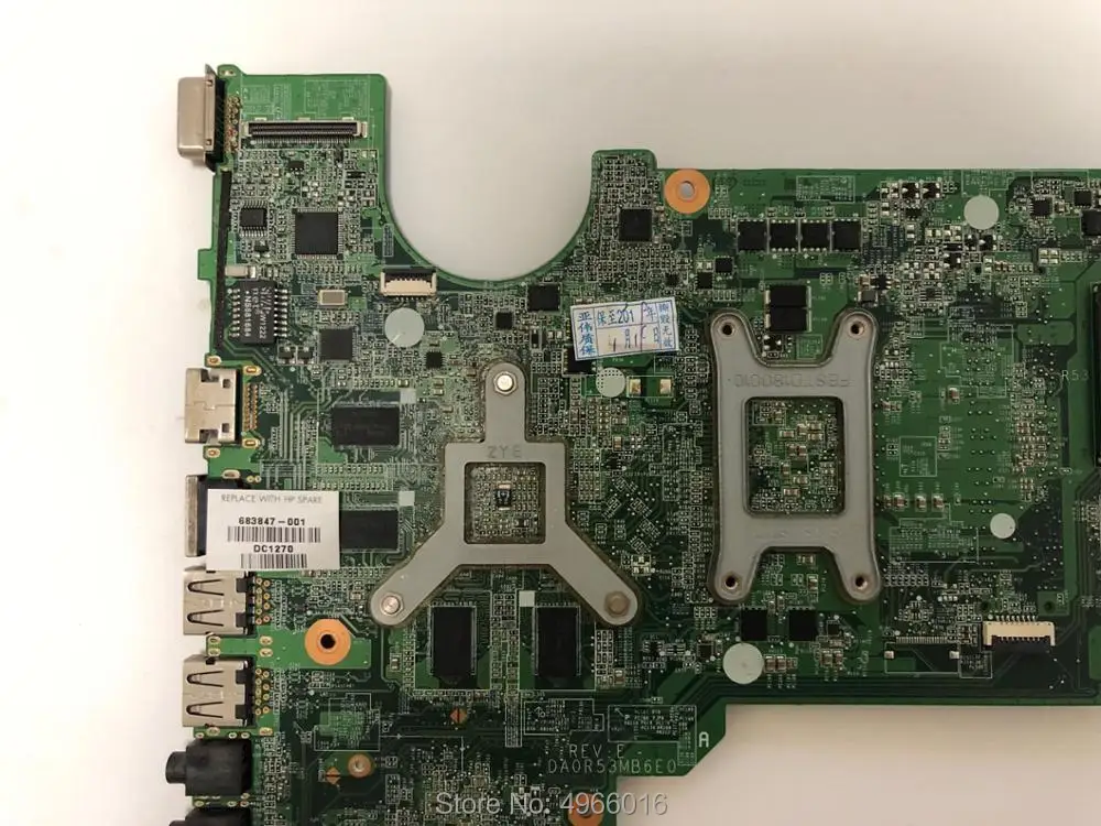Original G4-2006AX G6-2000 G7-2000 Laptop Motherboard 683030-001 DAOR53MB6E1 Public Broadcasting Products