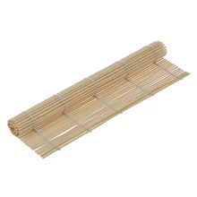 Промо-акция! Японский коврик для суши Бамбуковый Коврик Для роллов Pad японский кухонный 23 см x 24 см