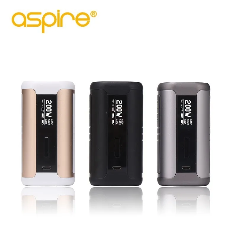 

Electronic Cigarette Aspire Speeder Mod 200W Output 510 Vape Device Support TC VV VW TCR CPS Modes Powered By 2pcs 18650 Battery
