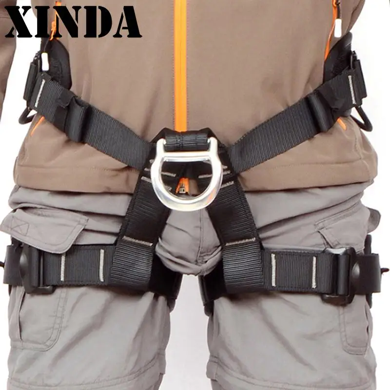 Sportman Harness Seat Sitting Bust Belts For Outdoor Rock Climbing Rappelling Equipment Camping EDC Survival Carabiner FY0477 Sportman Harness Seat Sitting Bust Belts For Outdoor Rock Climbing Rappelling Equipment Camping EDC Survival Carabiner FY0477