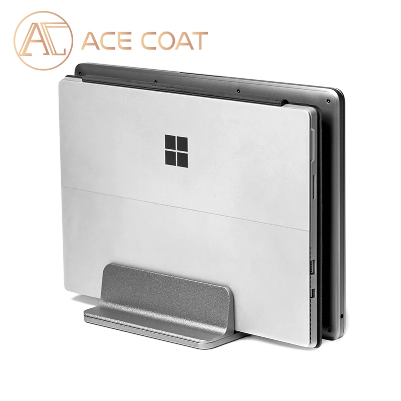 

ACECOAT Vertical Laptop Stand Aluminium Alloy Adjustable Notebook Holder Desktop Dock Mount For Macbook Pro Surface Chromebook