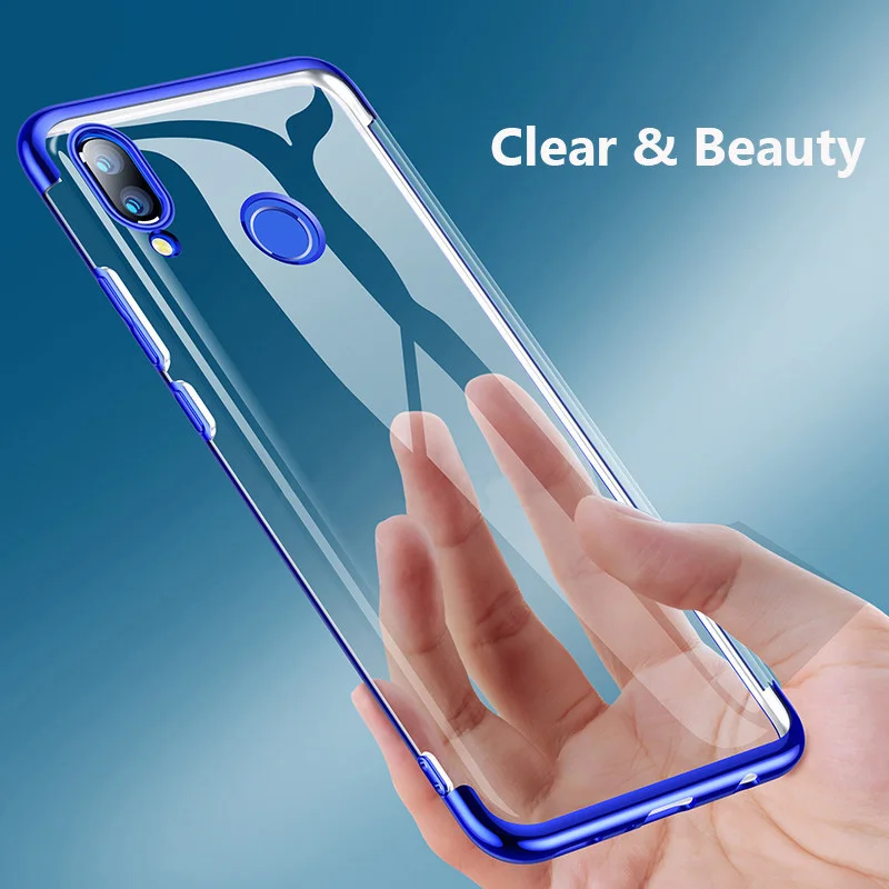 

For Samsung Galaxy A70 A50 A40 S A30 A20 A10 M30 M20 M10 Soft Clear Plating Cover For S10E S10 Plus A6 J4 J6 A750 A9 S 2018 Case