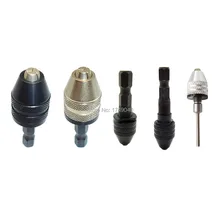 Ручной сверлильный патрон 0,3 мм до 3 мм без ключа сверлильный патрон Отвертка ударный Драйвер адаптер Мини сверлильный патрон для шлифовальных инструментов