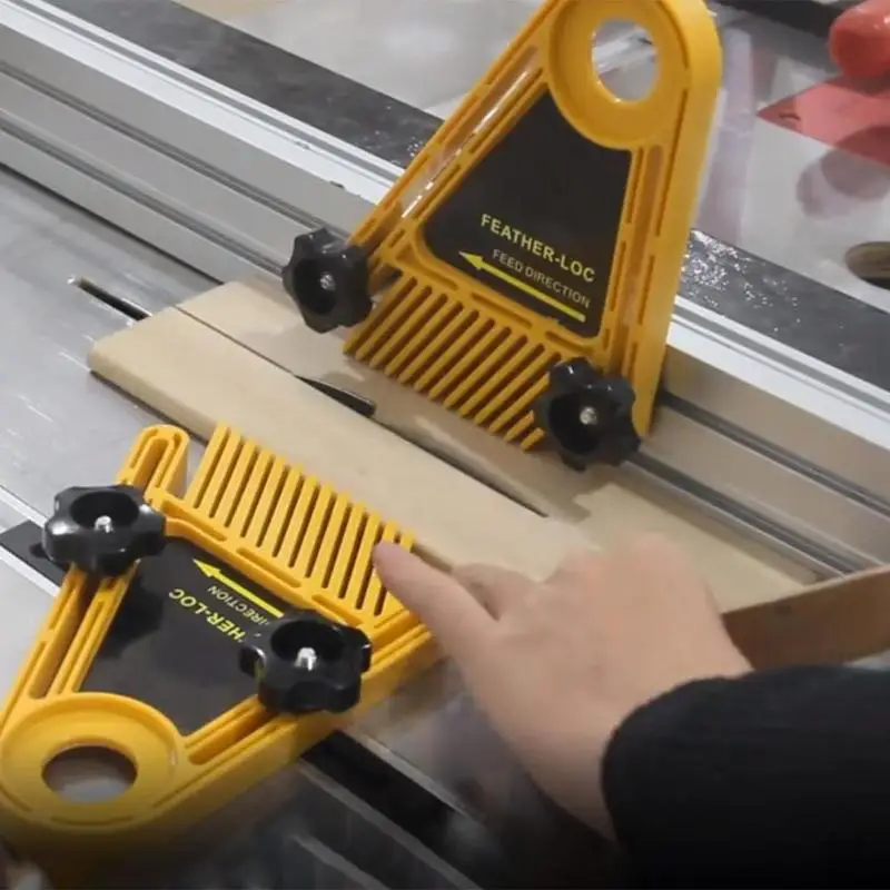 

Double Featherboard for Trimmer Router Table Saw Fence Woodworking Tool Set