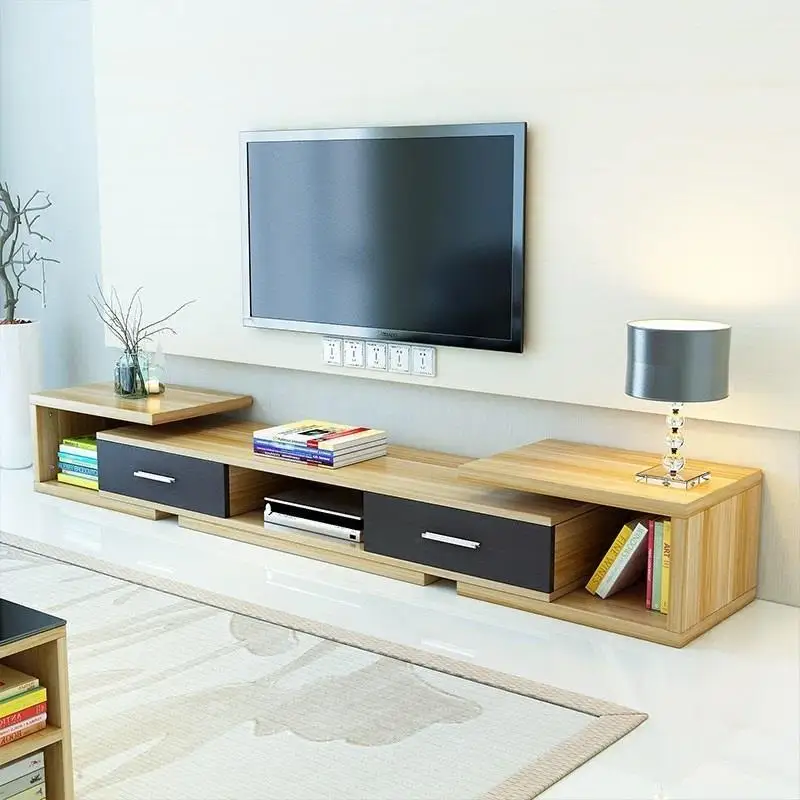 الحديثة Led وحدة الترفيه مركز موبل مودرن Meja الأوروبية الخشب رصد Mueble الجدول أثاث غرفة المعيشة حامل تلفاز