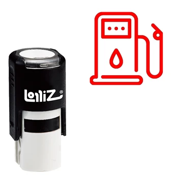 

LolliZ Gasoline Station Self-Inking Rubber Stamp - Modern Symbol Series