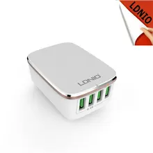 LDNIO мобильный телефон 4 USB мульти Порты 4.4A быстро Зарядное устройство по стандартам ЕС/США/Великобритания/австралийская вилка сетевого дорожного Зарядное устройство для iphone 5/6/7 ipad samsung LG