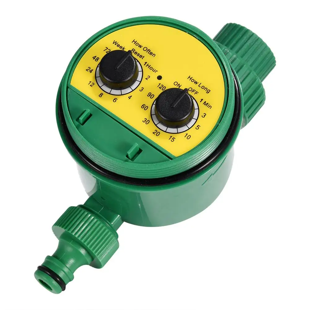 

Multi-function Two Dial Automatic Garden Water Timer Electronic Watering Timer Garden Irrigation System Controller