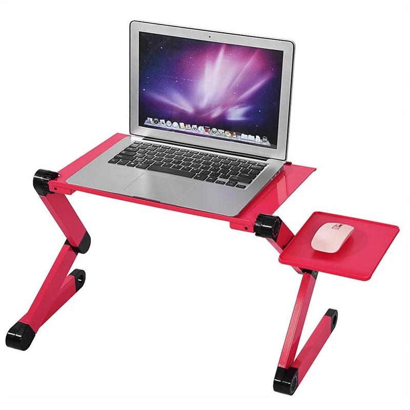 Portable Adjustable Aluminum Laptop Desk Ergonomic TV Bed