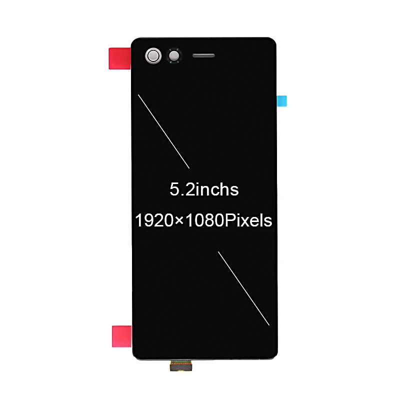 Для ZTE Z999 ЖК дисплей сенсорный экран дигитайзер Senor сборка для Axon M 5 2 &quotчерный