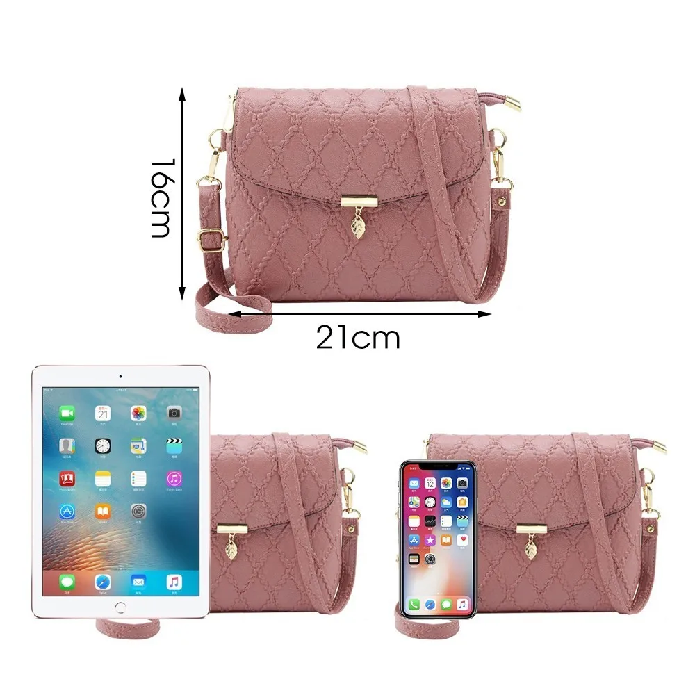 هيرالد الأزياء الصغيرة حقائب النساء جلدية الكتف البسيطة حقيبة Crossbody حقيبة فام السيدات حقيبة ساعي طويلة حزام الإناث مخلب