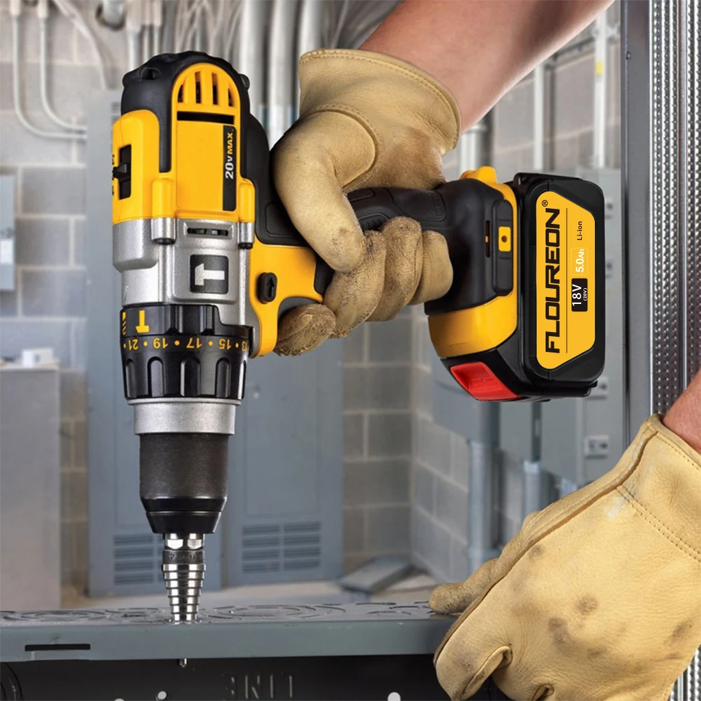 Floureon 18 V 5.0Ah Батарея совместим с DEWALT 18 V DCB200, DCB181, DCB182, DCB184 DCD780 DCD785 DCD795 DCF885 DCS380 DCS391 пила