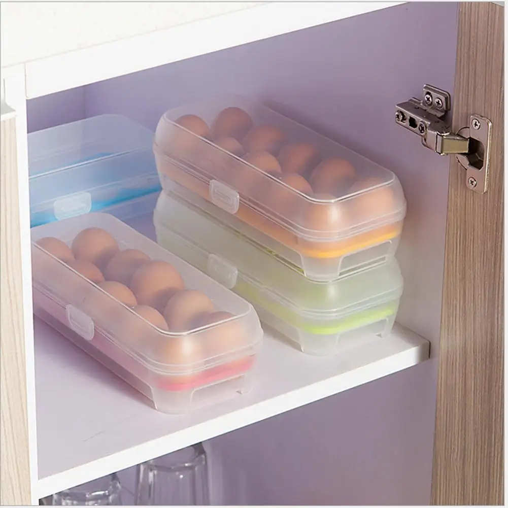 

10 Lattices Egg Storage Box Fresh Keeping Box for Refrigerator