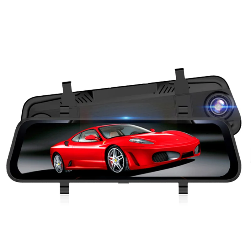 

NEW 10 Inch 1080P Full Touch-Screen HD Car Mirror DVR Driving Camera Recorder Night Vision Double Lens Reversing Image
