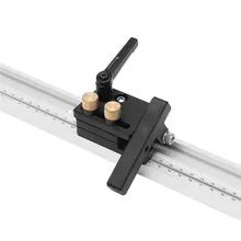 45x12.8mm 600/800/1000/1200mm Aluminum Alloy T-Track Woodworking T-slot Miter Track with Scale/Miter Track Stop 45x12.8mm 600/800/1000/1200mm Aluminum Alloy T-Track Woodworking T-slot Miter Track with Scale/Miter Track Stop
