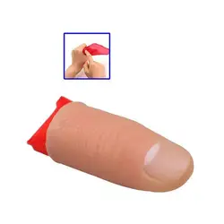 1 комплект подсказки палец реквизит для фокусов смешно исчезают Шелковый закрыть искусственные Пальцы Magic розыгрыш игрушка мягкая