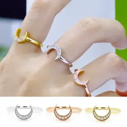 HUITAN кольцо-Определитель настроения с прозрачным CZ проложить розовое золото цвет модное обручальное кольцо "Бабочка" для женщин оптом много