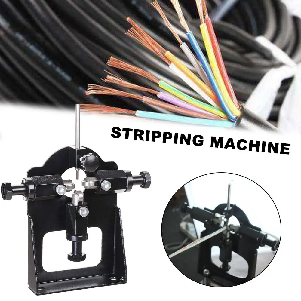 

Metal Manual Wire Cable Stripping Peeling Machine Cable Scrap Recycle Tool Copper Wire Stripper 2 Cutters For 1 To 20mm Wire