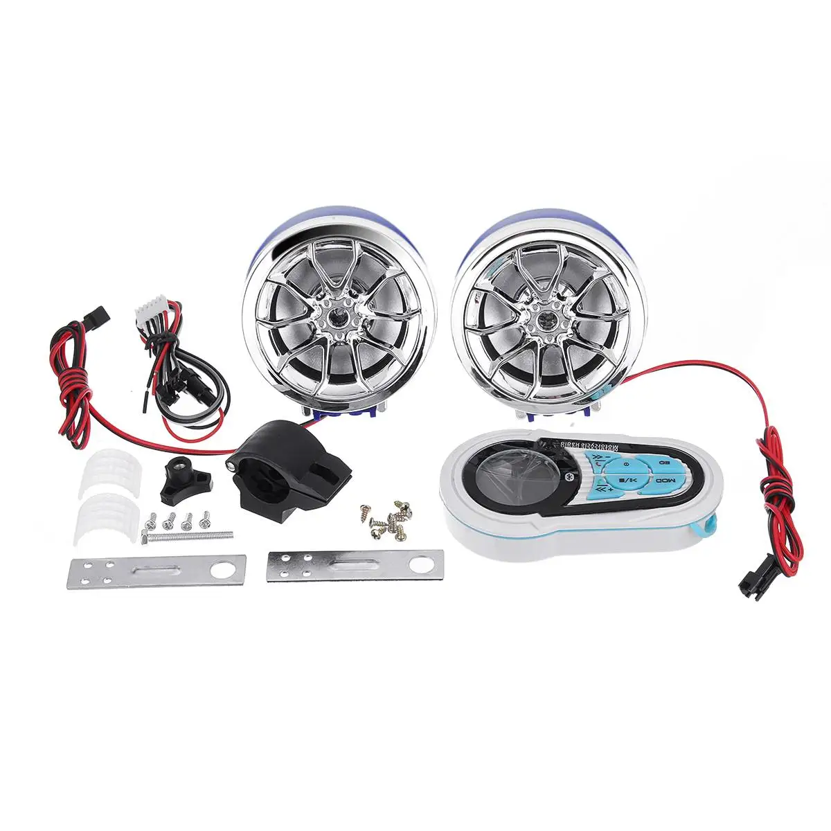 Универсальный мотоцикл Bluetooth водостойкий аудио радио звуковая система стерео колонки MP3 USB аудио аксессуары