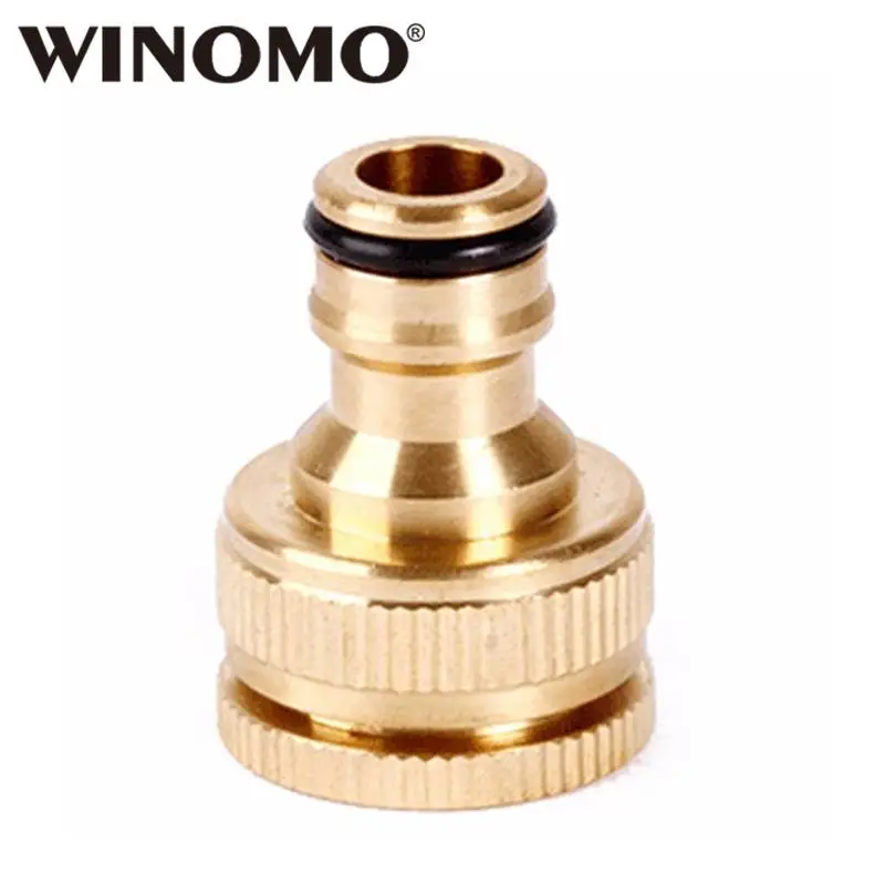 WINOMO 1/2 & 3/4 дюйма латунный кран адаптер стиральная машина шланг фитинги быстрый