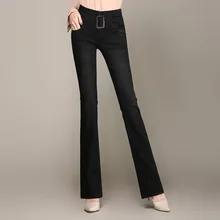 Женские джинсы на весну и осень, винтажные Джинсовые штаны с высокой талией, Эластичные Обтягивающие Стрейчевые женские джинсы