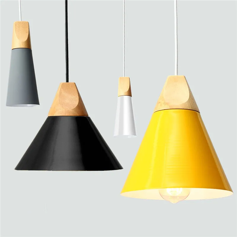 

E27 Modern Pendant Lights Lamps Loft for The Kitchen Led Pendant Lights Hanglamp Hanging Light Fixture Nordic Luminaire 110-240