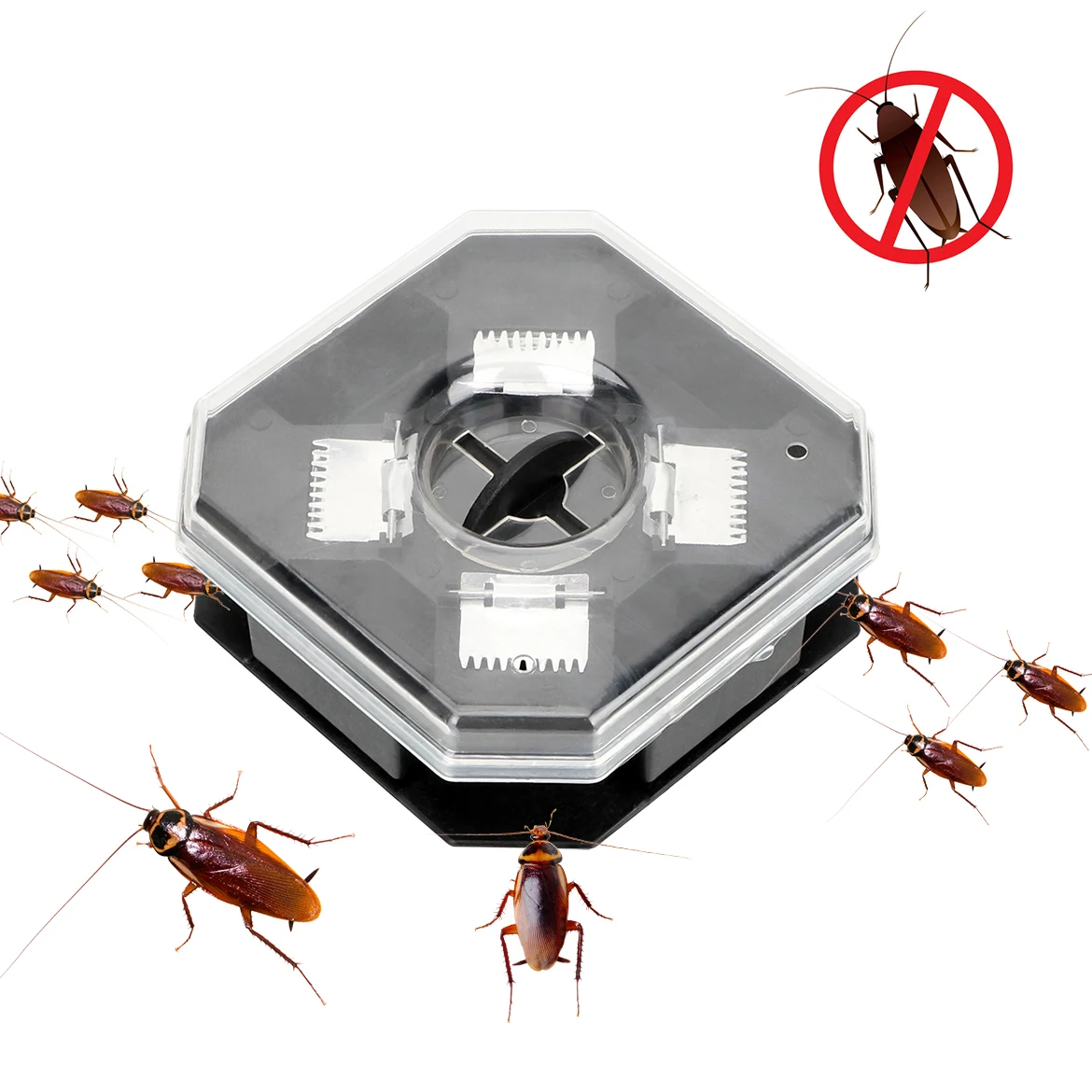 

Cockroach trap Cockroach Traps Box Catch Insect Reusable No Pollute Kitchen Restaurant Essentials No Poison