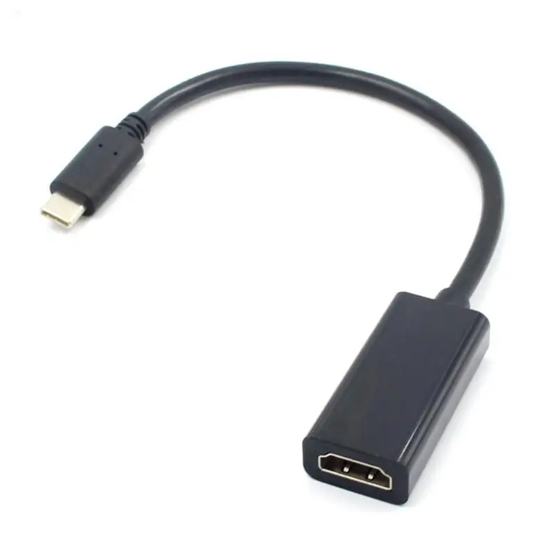 USB Type C к женскому HDMI HDTV кабель адаптер для Samsung Galaxy S8 + Macbook черный| |
