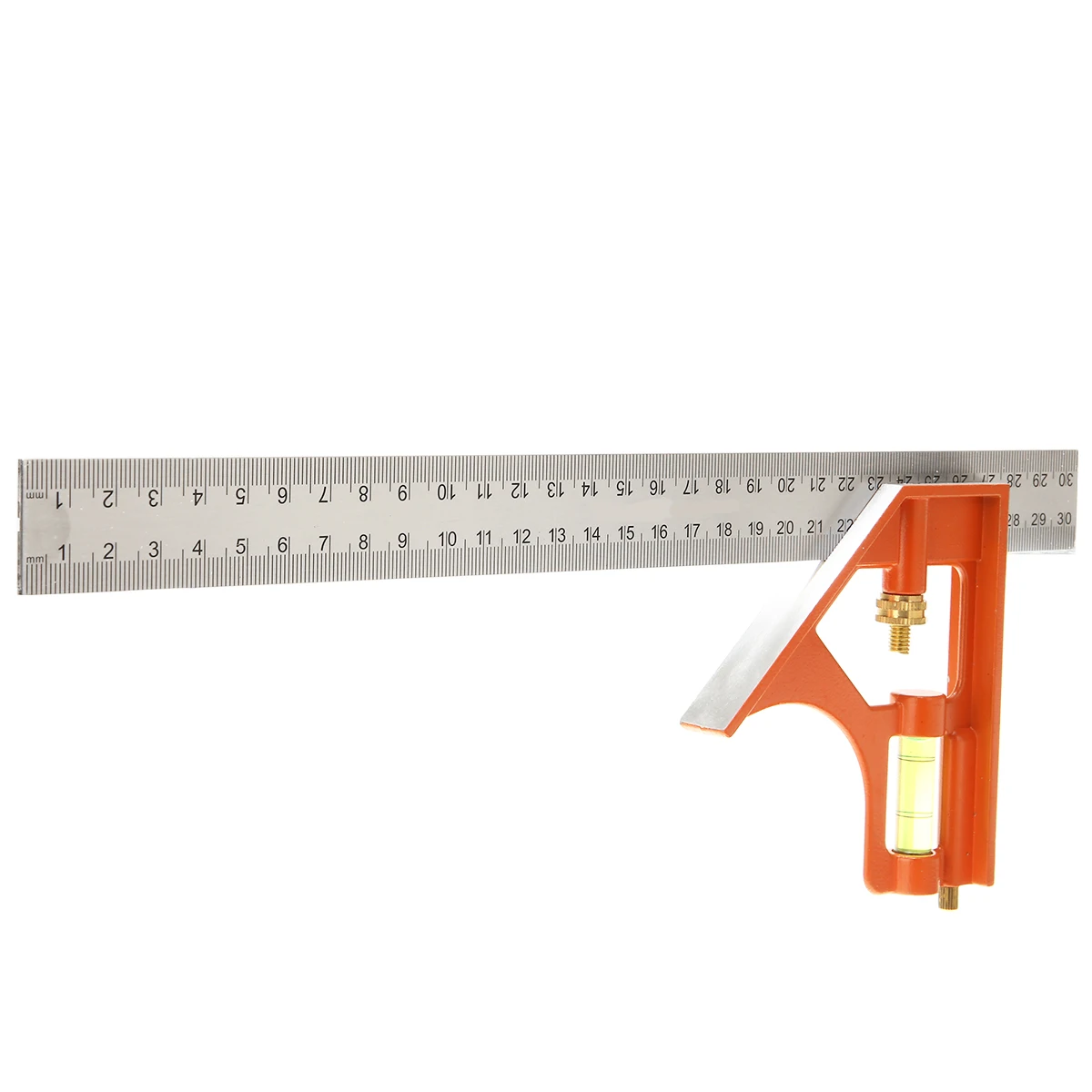 

Adjustable Combination Measuring Gauging Instruments 300mm 12" Combination Square Measuring Ruler Angle 45/90 Degree Metric Inch