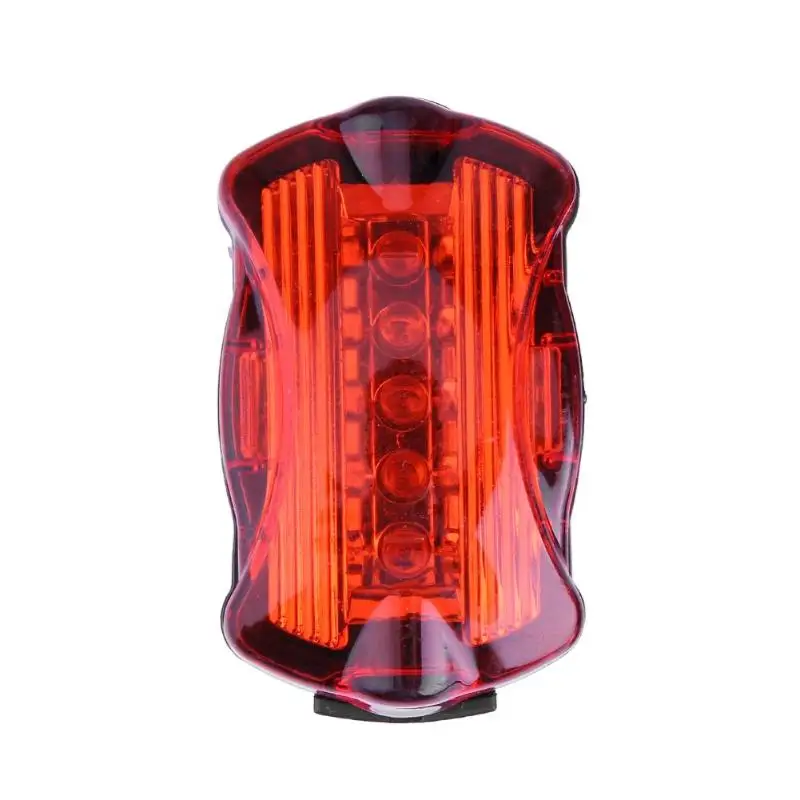 5LED Водонепроницаемый задний фонарь для велосипеда с возможностью светильник