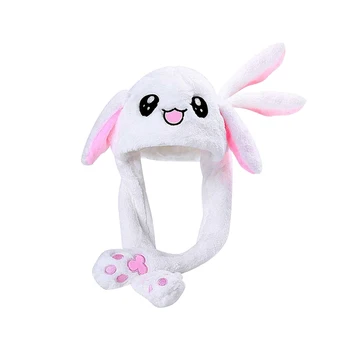 

1Pc Cap Practical Portable Cartoon Hat Bunny Ear Cap Animal Hat Rabbit Hat for Party Activity