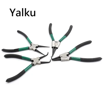 

Yalku Circlip Pliers External Internal Straight Bent Installation Removal Four Types Hand Tools Repair Tools Circlip Pliers