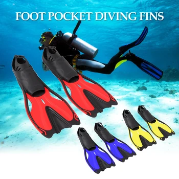 

Lixada Adults Diving Fins Full Foot Diving Fins Close Heel Training Flippers Foot Pocket Fins Men Women