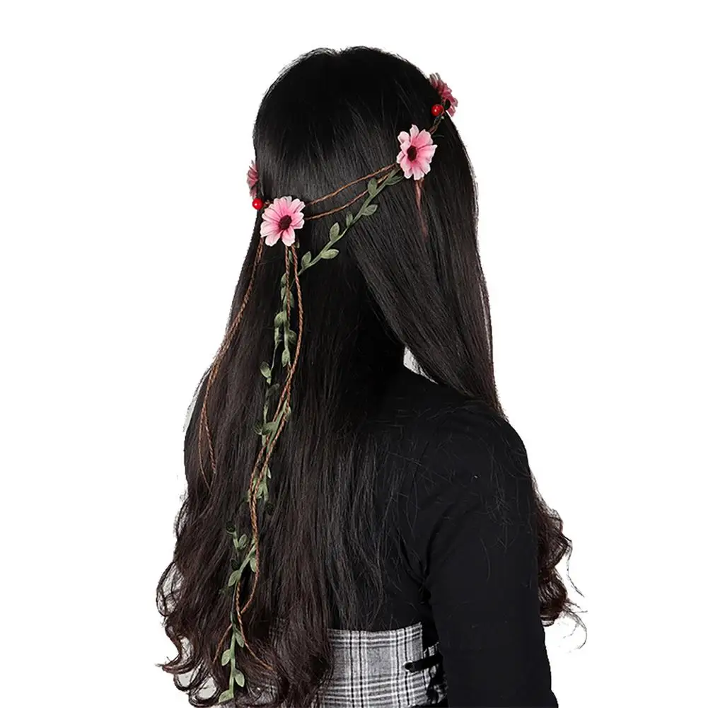 

Festival Wedding Head Wreath Garland Crown Paper Flower Headpiece Photography Tool For Adults And Children Headdress