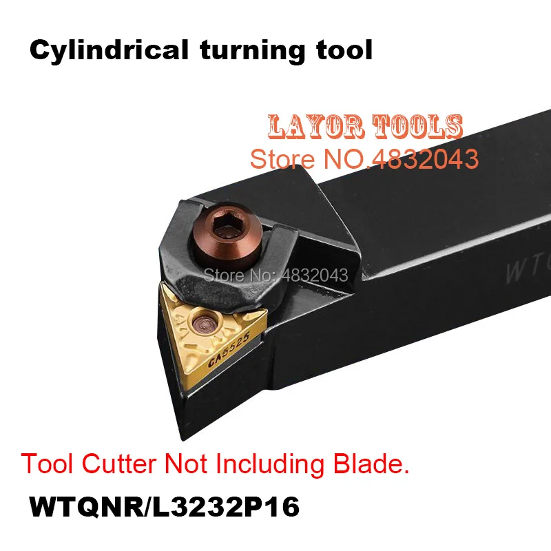 

WTQNR3232P16 32*32*170mm Metal Lathe Cutting Tools Lathe Machine CNC Turning Tools External Turning Tool Holder W-Type WTQNR /L