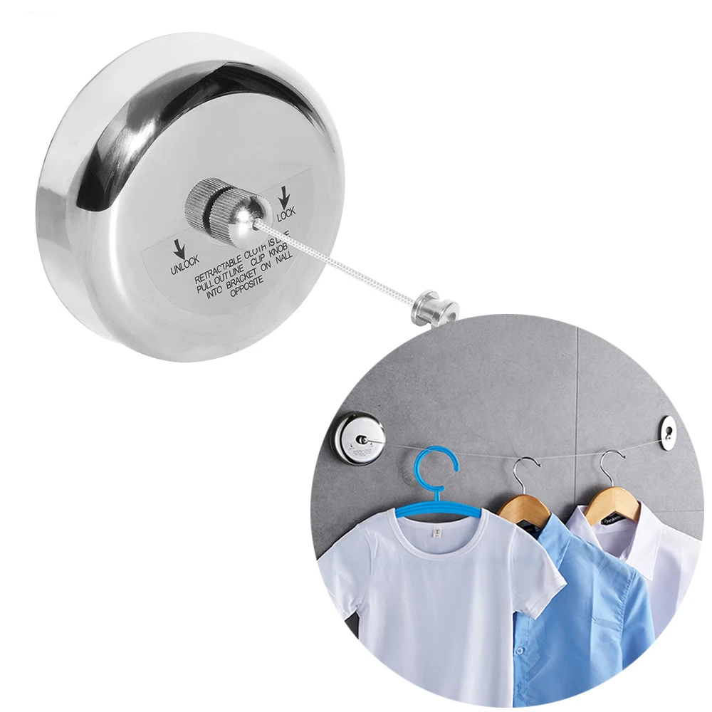 

ABEDOE Retractable Clothesline| Indoor And Outdoor Heavy Duty Clothes Dryer Easy Installation| Good For Wet Or Dry Clothes