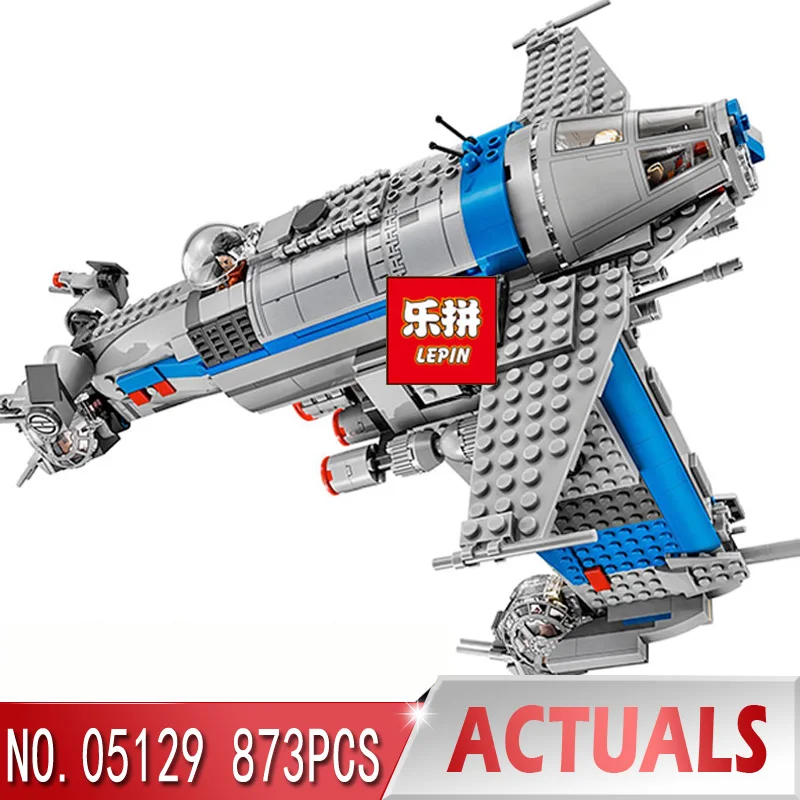 

873pcs Space Wars Resistance Bomber Spaceship Set 05129 Model Building Blocks Assemble Boys Toy Games Brick Compatible With