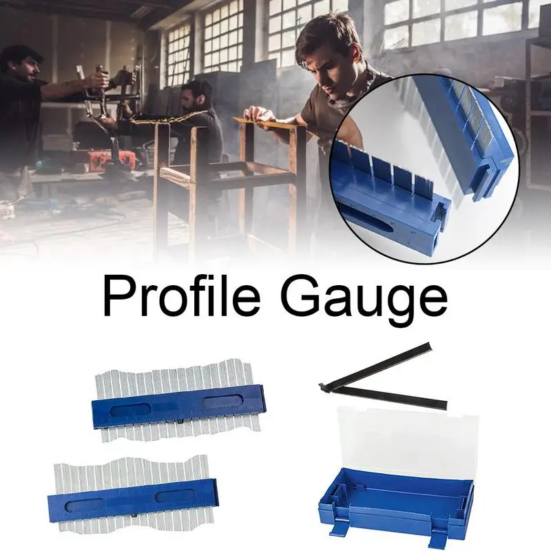 Multifunctional Contour Gauge Duplicator Profile Gauge Slimline Design Fast Tracing of Complex Contours Multifunctional Contour Gauge Duplicator Profile Gauge Slimline Design Fast Tracing of Complex Contours