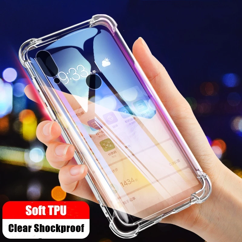 

Shockproof Soft TPU Case For Samsung A70 A50 A40 A30 A20 A10 M20 M10 S10 S9 S8 Plus J4 J6 A6 A8 Plus A9 A7 2018 Airbag Cover