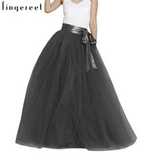 Wishebay Высокая талия для мытья полов длинная степень плотная талия. Юбка средней длины для волос зарубежного поколения