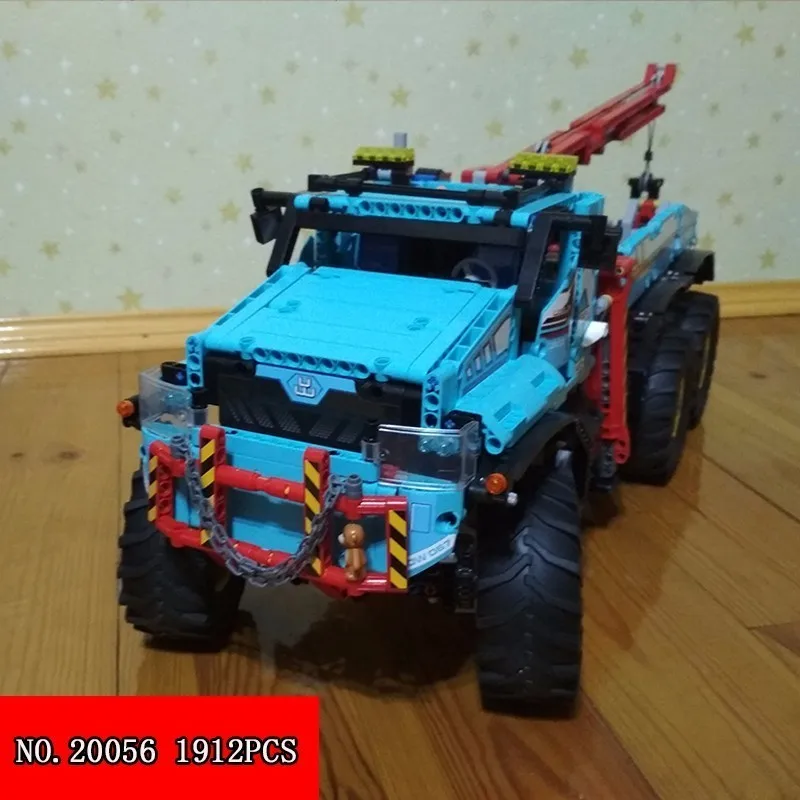 

20056 Science And Technic Department Of Mechanical Column Truck Building Blocks Alpinia Small 1912pcs Children Toys
