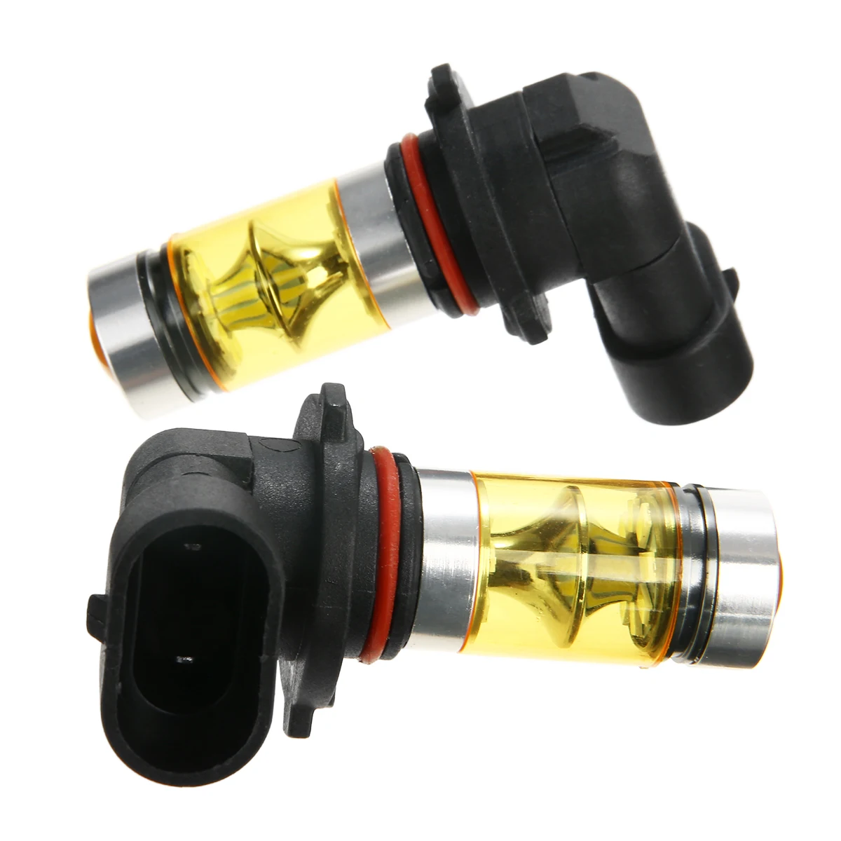 

Mayitr 2pcs 9006 HB4 100W LED Car Fog Lamp Driving Daytime Running Light Bulb Yellow for Car Signal Lamp