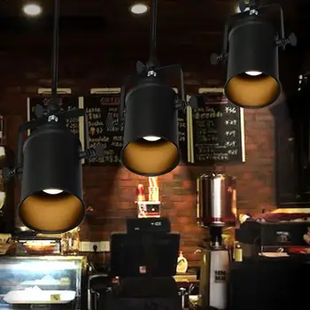 

American Style Retro Attic Led Chandelier Spot Light Wrought Iron Sportlights led buld not included