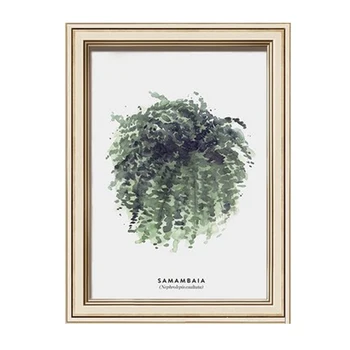 

1 pc Nordic Style Leave Canvas Painting Green Plants Wall Painting Picture Prints for Living Room Posters And Prints Home Decor