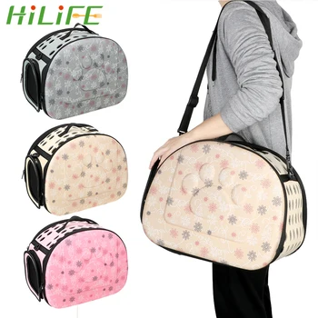 

HILIFE Dog Carrier Bag Portable Cats Handbag Foldable Out Travel Pet Puppy Carrying Dog Supplies Mesh Shoulder Pet Bags